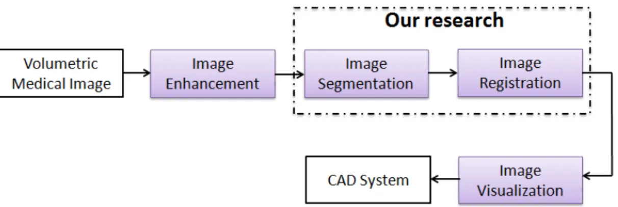 Figure 1.3: The techniques on analyzing medial image.