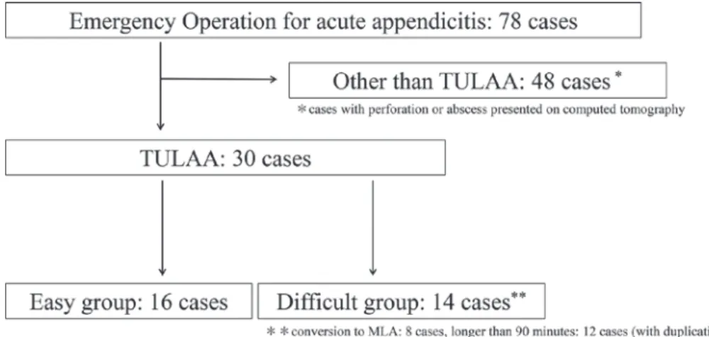 Fig. 2  Details of the operative procedure before construction of the prediction model.