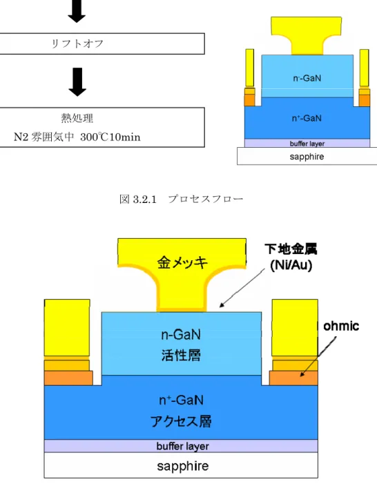図 3.2.1  プロセスフロー