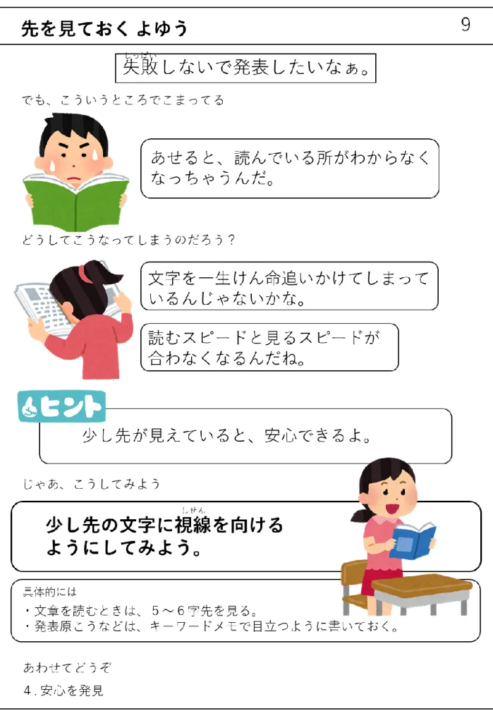 図 4.9  先を見ておくよゆう 