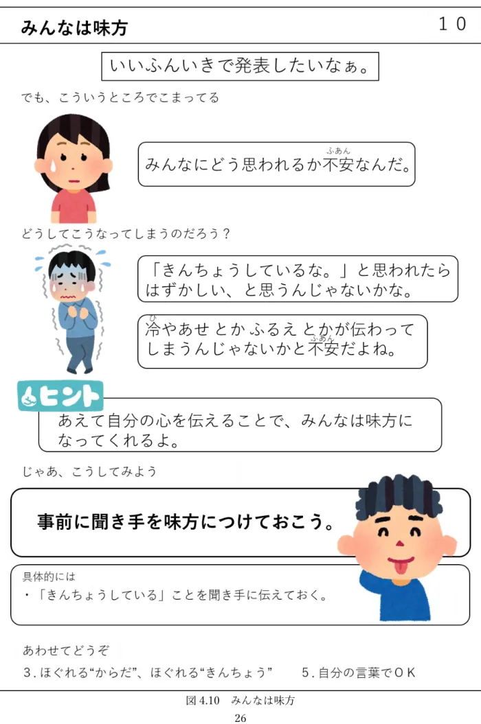 図 4.10  みんなは味方 