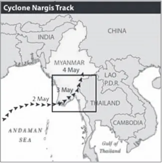 Figure 1 Map of Myanmar.