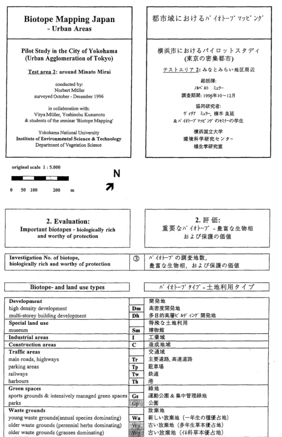 Fig. 5  Biotopes  worthy  of  protection  in  test  area  2 