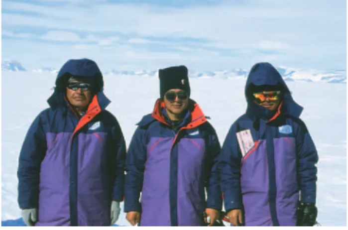 Fig. 7.  The development uniform was worn in the South Pole.