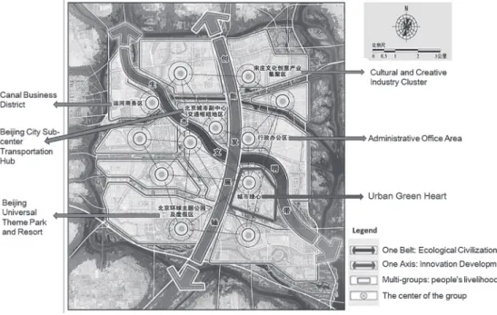 Figure 5 The Spatial Structure Planning Map of Beijing City Sub-center