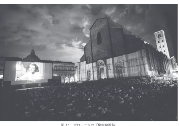 図 11 ボローニャの『星空映画祭』