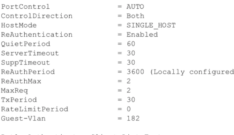 表 2-32 show dot1x statistics  のフィールドの説明