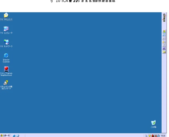図 10 ICA 接続用デスクトップアイコン