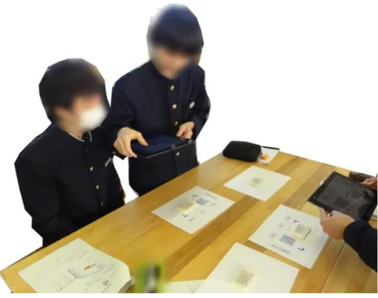 図 5 - 11  実験学習支援システムを用いて学習している様子