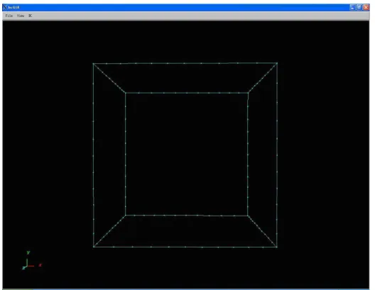 図 10：bcGUI コマンドによるウィンド表示 
