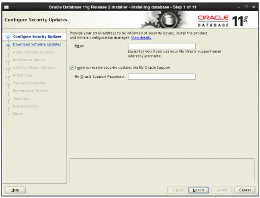 図 4-1  Configure Security Updates 
