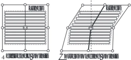 図 4 物体の形状を考慮した探索ウィンドウ Fig. 4 Search window fitted to the object surface.