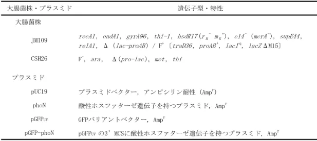 図 １　プラスミド pGFP – phoN の作製方法の概略