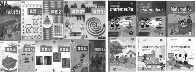 Fig. 7　JapaneseandIndonesianMathematicsTextbooks