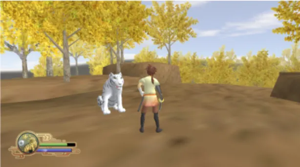 図 8 XNA を用いたゲームの実行画面 Fig. 8 Sample Image of Game using XNA.