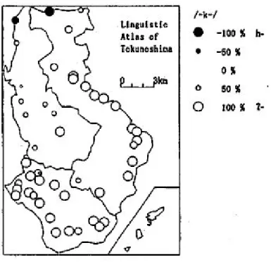 Figure 10. /-ka/, /-ke/ 