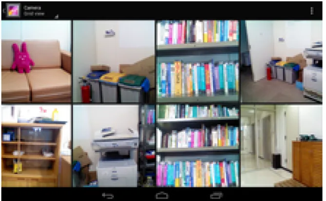 Fig. 10 Uploading pictures from the internal memory of the device