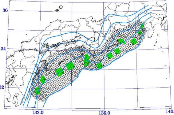 図 2  震度分布図（基本ケース） 