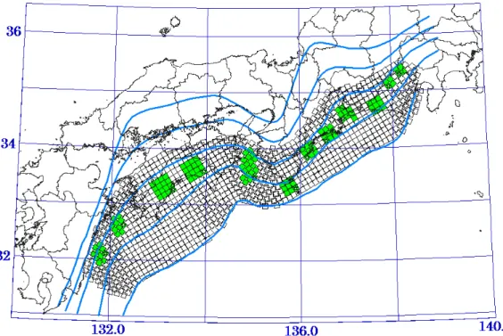 図 3  震度分布図（陸側ケース） 