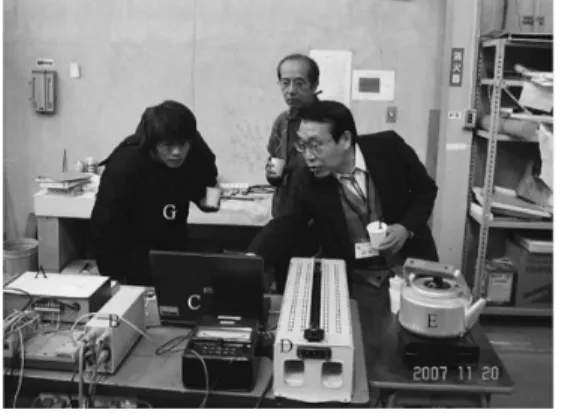 図 15に増速比による単位落差発電機出力の 変化を単位落差流量 Q ′ ＝0. 08の場合について 示す。記述の水車出力の場合，増速比は 2点で あったが，4点での発電機出力の場合からも増 速比の増大による出力の低下が見られる。 図 16に同じく増速比による発電機出力の変 化を単位落差流量 : Q ′ ＝0