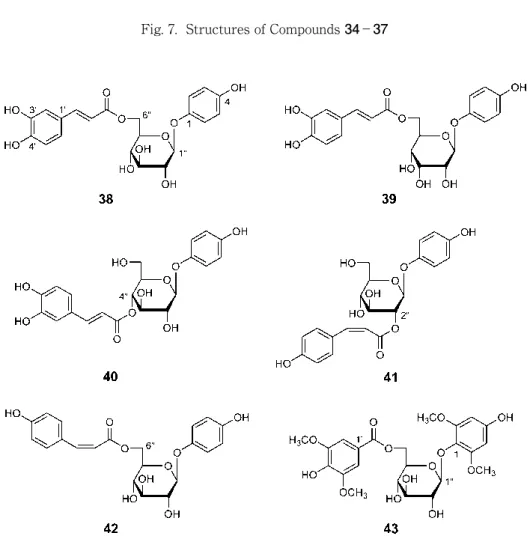 Fig. 7.  Structures of Compounds  34 − 37