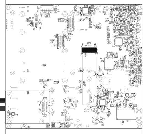 図   9b  基板裏面図 
