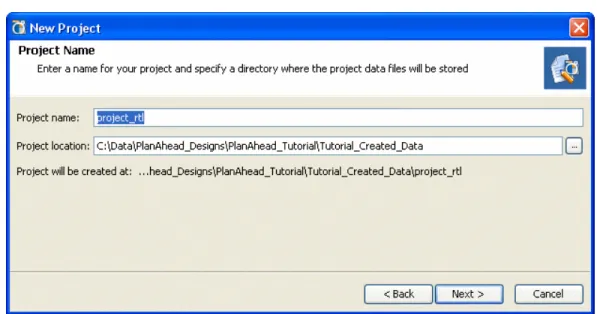 図 2 : [Project Name] ページ 