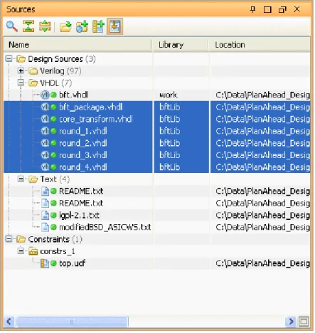 図 9 : VHDL ライブラリの設定  