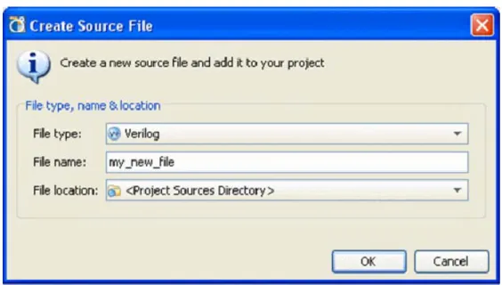 図 12 : [Create Source File] ダイアログ ボックス 