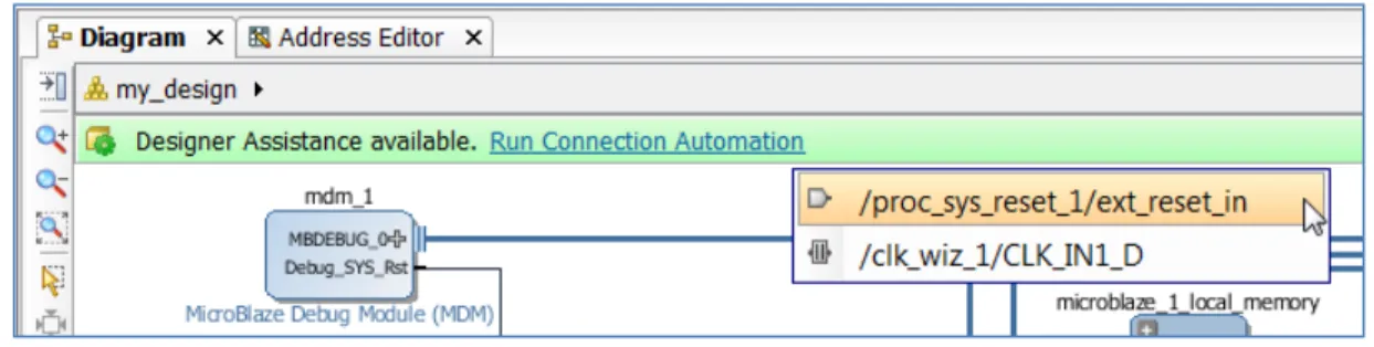 図 21 : [Run Connection Automation] ダイアログ ボックス 