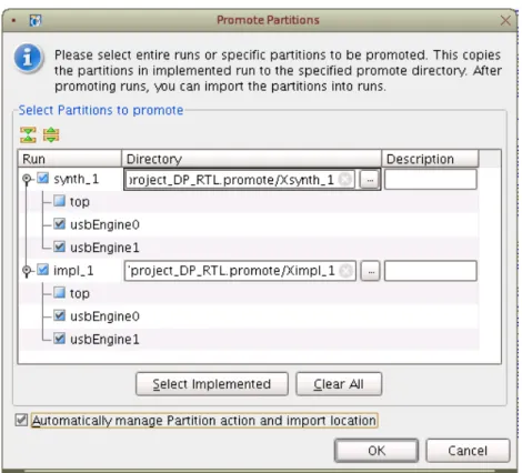 図 12 : [Promote Partitions] ダイアログ ボックス 