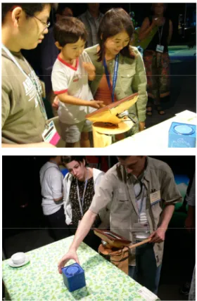 図 14  SIGGRAPH2005 Emerging Technologies 