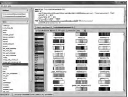 図 2　MediaMatrix は 182 次元の色彩印象空間による 2 182 種類の印象コンテクストを識 別可能な動画像感性分析機能を実現 図 3　MediaMatrix は、24 次元の音楽感性空間による 2 24 種類の音楽印象コンテクストを 識別可能な音楽感性分析機構を実現 図 4　MediaMatrix の感性時系列メディア分析・可視化機構として、楽曲の時系列内容分 析・相関量計量・可視化機構を実現