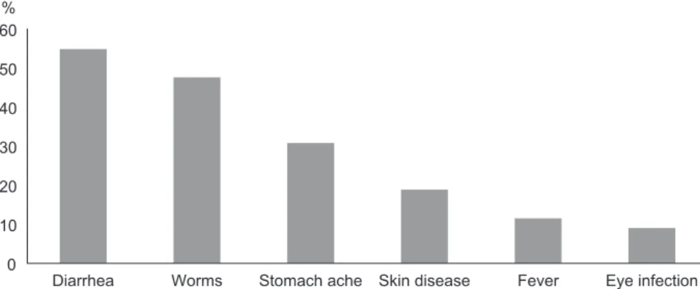 Figure 6. The different sources of information on sanitation and hygiene (n = 333).