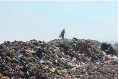 Figure 2. Crude dumping at Chunga Dumpsite (main site), Lusaka.