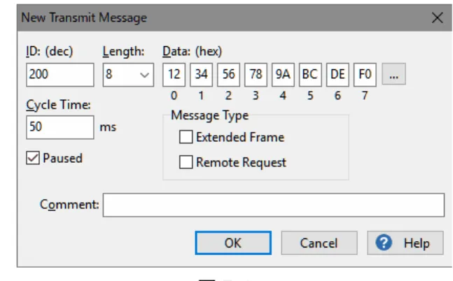表 4-1        Type  内容  インジケータなし  データ・メッセージ  リモート・リクエスト・フレーム  CAN FD メッセージ 