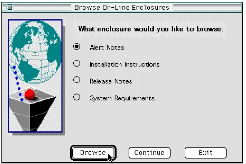図 3.2a  Browse On-line Enclosures ウィンドウ 