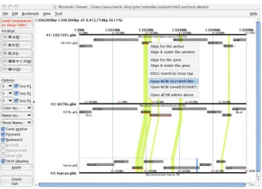 図 11: 遺伝子を右クリックしてメニューを表示