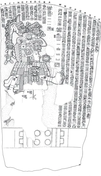 図 6 ラ・モハーラの石碑 1 号（Winﬁeld 1988: Fig.  7）