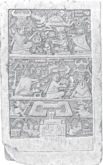 図 14 ノリエガ石板（Flannery and Marcus 1983: Fig.  7.5）