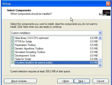 図 1: Select Components