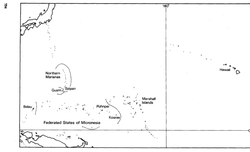 Fig.  1.  Federated  States  of  Micronesia  in  the  Pacific