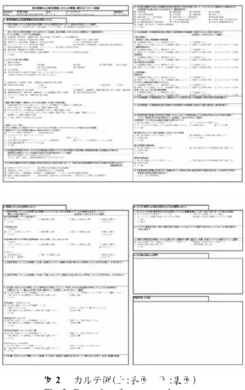 Fig. 1  Survey form.