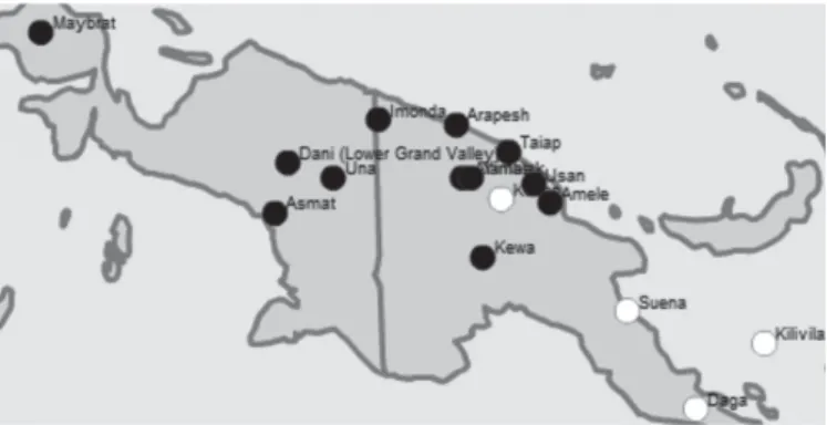 Figure 7 Applicative constructions in New Guinea Island (Polinsky 2005)