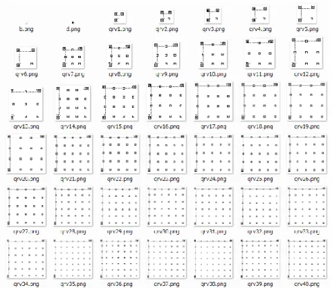 図 4.X  QR コードの元になる画像データ 