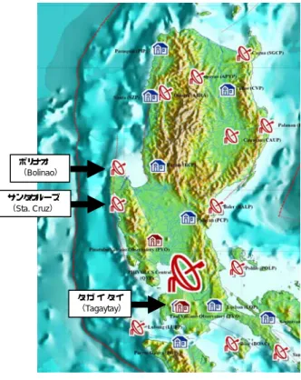 Fig. 3  Seismic stations and observatories visited in this feasibility study trip. 