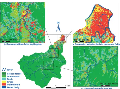 Fig. 4 Chau Khe Land Cover Land Use in 1989 Source: Remote sensing image interpretation