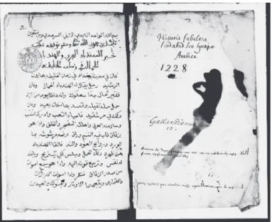 Figure 1  Manuscrit arabe de Sindbad le marin, Arabe 3645 (BnF)