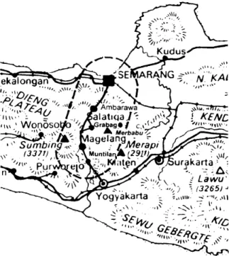 Fig. 2 The Setting of the Study (Central Java)