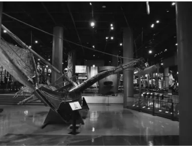 Figure 3  Current Oceania Exhibition with the canoe “Chechemeni”.